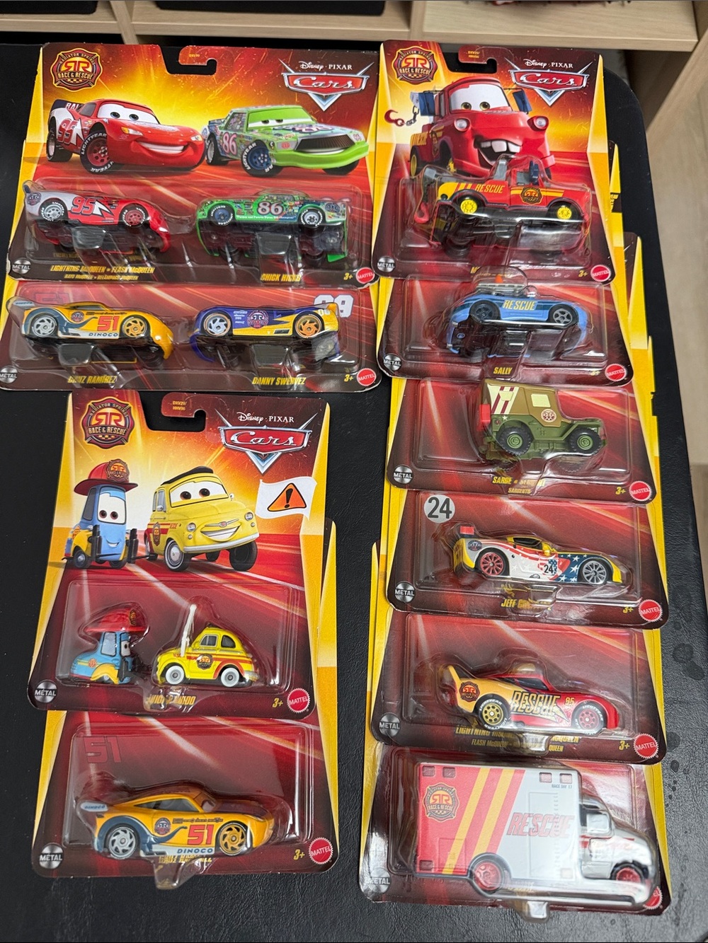 Disney Pixar Cars Race & Rescue LOT